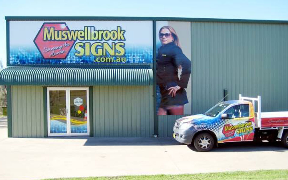 Muswellbrook Signs factory